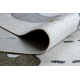 Carpet BONO 8288 Space, planets cream / anthracite - SECOND-RATE PRODUCT