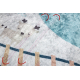 JUNIOR 52243.801 washing carpet Train tracks for children anti-slip blue - SECOND-RATE PRODUCT