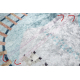 JUNIOR 52243.801 washing carpet Train tracks for children anti-slip blue - SECOND-RATE PRODUCT