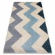 Carpet NORDIC ZIGZAG yellow FA66 - SECOND-RATE PRODUCT