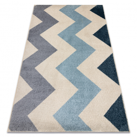Tapis NORDIC ZIGZAG jaune FA66 - PRODUIT DE DEUXIÈME QUALITÉ