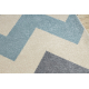 Carpet NORDIC ZIGZAG yellow FA66 - SECOND-RATE PRODUCT