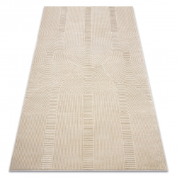 Dywan BALANCE 9086 taupe - Geometryczny, strukturalny, glamour 