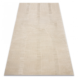 Matto BALANCE 9086 taupe - Geometrinen, rakenteellinen, glamour