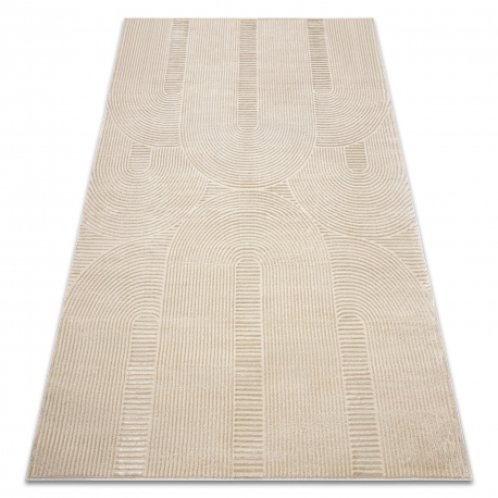 Teppich BALANCE 9086 taupe - Geometrisch, strukturell, glamour