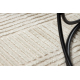 Carpet BALANCE 9086 taupe - Geometric, structural, glamour