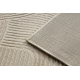 Dywan BALANCE 9086 taupe - Geometryczny, strukturalny, glamour 