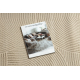 Tepih BALANCE 9086 taupe - Geometrijski, strukturalni, glamour