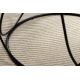 Carpet BALANCE 0194 taupe - Geometric, structural, glamour