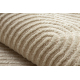 Dywan BALANCE 0194 taupe - Geometryczny, strukturalny, glamour 