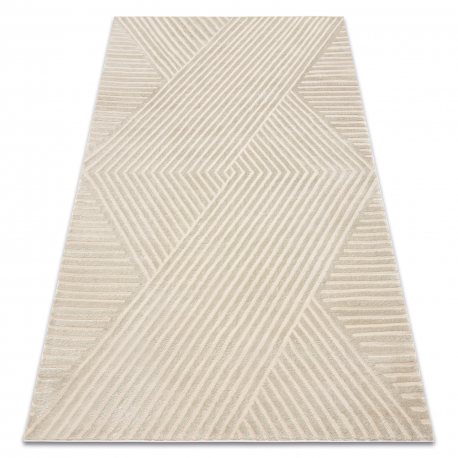 Tepih BALANCE 1503 taupe - Geometrijski, strukturalni, glamour