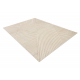 Tæppe BALANCE 1503 taupe - Geometrisk, strukturelt, glamour