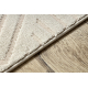 Tæppe BALANCE 1503 taupe - Geometrisk, strukturelt, glamour