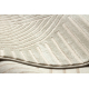 Dywan BALANCE 1503 taupe - Geometryczny, strukturalny, glamour 