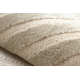 Matta BALANCE 1503 taupe - Geometrisk, strukturell, glamour