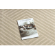 Tepih BALANCE 1503 taupe - Geometrijski, strukturalni, glamour