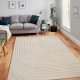 Teppich BALANCE 1921 taupe - Geometrisch, strukturell, glamour