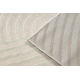 Preproga BALANCE 1921 taupe - Geometrija, strukturna, glamour