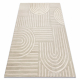 Dywan BALANCE 1918 taupe - Geometryczny, strukturalny, glamour 