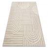 Dywan BALANCE 1918 taupe - Geometryczny, strukturalny, glamour 