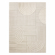 Dywan BALANCE 1918 taupe - Geometryczny, strukturalny, glamour 