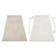 Matta BALANCE 8788 taupe - Geometrisk, strukturell, glamour