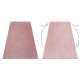 Teppich PROMO SOFTY glatt, einfarbig rosa