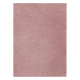 Teppich PROMO SOFTY glatt, einfarbig rosa