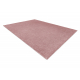 Teppich PROMO SOFTY glatt, einfarbig rosa