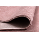 Teppich PROMO SOFTY glatt, einfarbig rosa