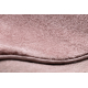 Teppich PROMO SOFTY glatt, einfarbig rosa