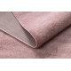 Teppich PROMO SOFTY glatt, einfarbig rosa