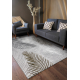 Tepih ALLURE 8752 Lišće Palme - Strukturan, moderan, glamur siva / zlato