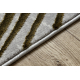 Teppich ALLURE 8752 Palmenblätter - Strukturell, stilvoll, glamourös grau / gold