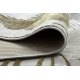 Teppich ALLURE 8752 Palmenblätter - Strukturell, stilvoll, glamourös grau / gold
