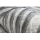 Carpet ALLURE 8752 Palm leaves - Structural, stylish, glamour grey / gold