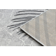 Teppich ALLURE 8752 Palmenblätter - Strukturell, stilvoll, glamourös grau / gold