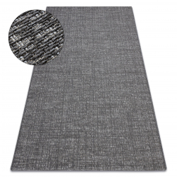 Carpet SISAL FORT 36203094 grey uniform smooth one-color - SECOND-RATE PRODUCT