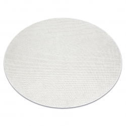 Carpet CASABLANCA PLUS circle cream One-colour, loop - SECOND-RATE PRODUCT