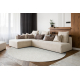 Carpet CASABLANCA PLUS circle cream One-colour, loop - SECOND-RATE PRODUCT
