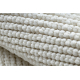 Carpet CASABLANCA PLUS circle cream One-colour, loop - SECOND-RATE PRODUCT
