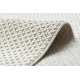 Teppich NANO FH92A Glatt, Schlinge, flach gewebt weiß - ZWEITKLASSIGES PRODUKT
