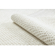Teppich NANO FH92A Glatt, Schlinge, flach gewebt weiß - ZWEITKLASSIGES PRODUKT
