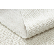 Teppich NANO FH92A Glatt, Schlinge, flach gewebt weiß - ZWEITKLASSIGES PRODUKT