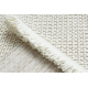Teppich NANO FH92A Glatt, Schlinge, flach gewebt weiß - ZWEITKLASSIGES PRODUKT