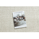 Carpet NANO FH92A Plain, loop, flat woven white - SECOND-RATE PRODUCT