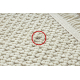 Teppich NANO FH92A Glatt, Schlinge, flach gewebt weiß - ZWEITKLASSIGES PRODUKT