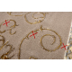 Tapis BLISS Z160AZ147 beige foncé / doré - Cadre, grec, exclusif, structurel - PRODUIT DE DEUXIÈME QUALITÉ