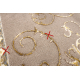 BLISS Z160AZ147 Teppich dunkelbeige / gold – Rahmen, griechisch, Exklusiv, strukturell - ZWEITKLASSIGES PRODUKT