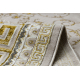 BLISS Z160AZ147 Teppich dunkelbeige / gold – Rahmen, griechisch, Exklusiv, strukturell - ZWEITKLASSIGES PRODUKT